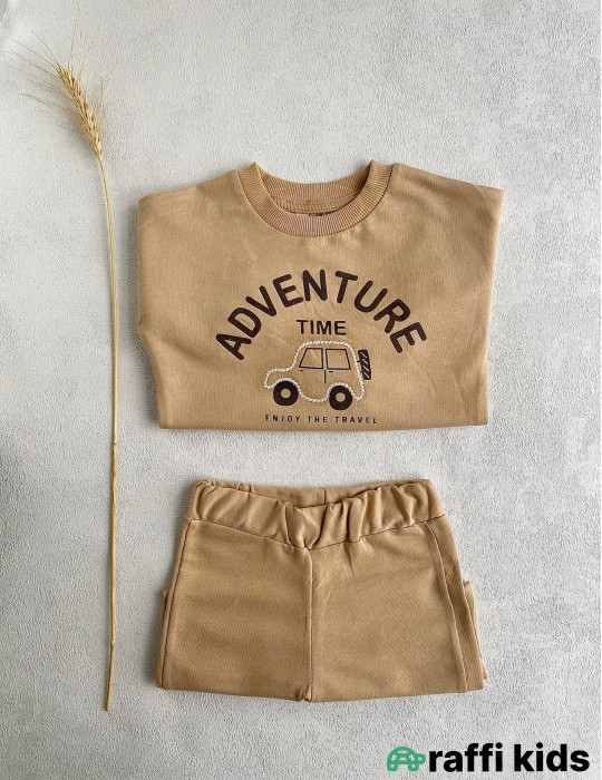 Adventure time 2-li dəst-türkiyə istehsalı pambıq uşaq geyimi|Raffikids
