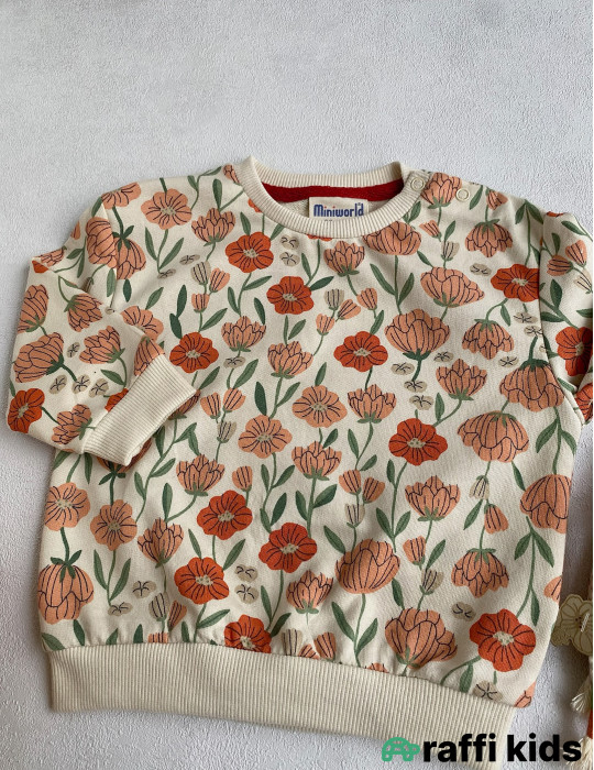 Rəngarəng payız 2-li dəst-türkiyə istehsalı pambıq uşaq geyimi|Raffikids