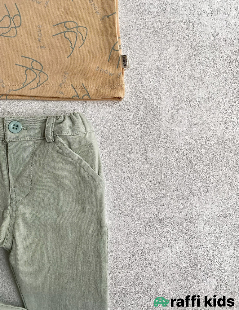 Everest 2-li dəst-Türkiyə istehsalı pambıq uşaq geyimi|Raffikids