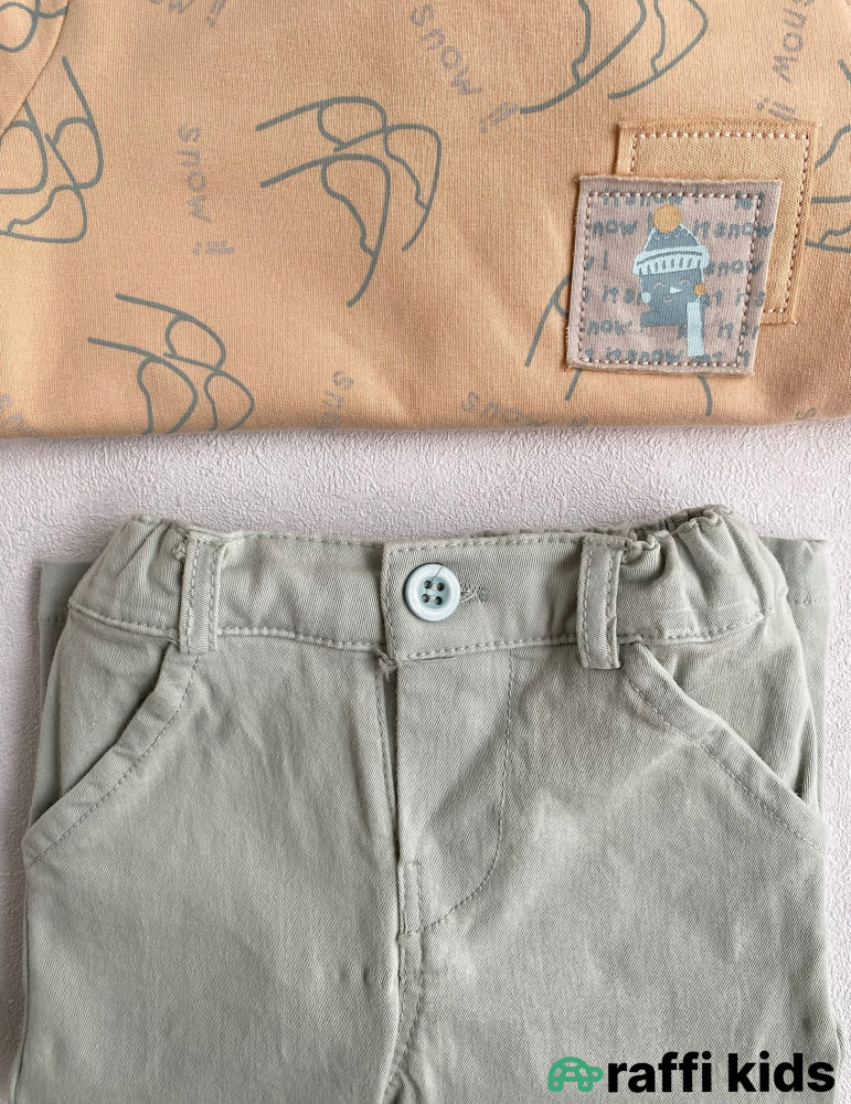 Everest 2-li dəst-Türkiyə istehsalı pambıq uşaq geyimi|Raffikids