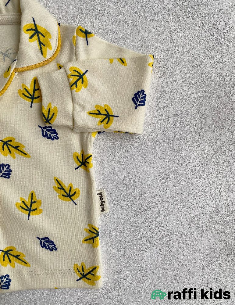 Payız yarpaqları pijama-Türkiyə istehsalı pambıq uşaq geyimi|Raffikids