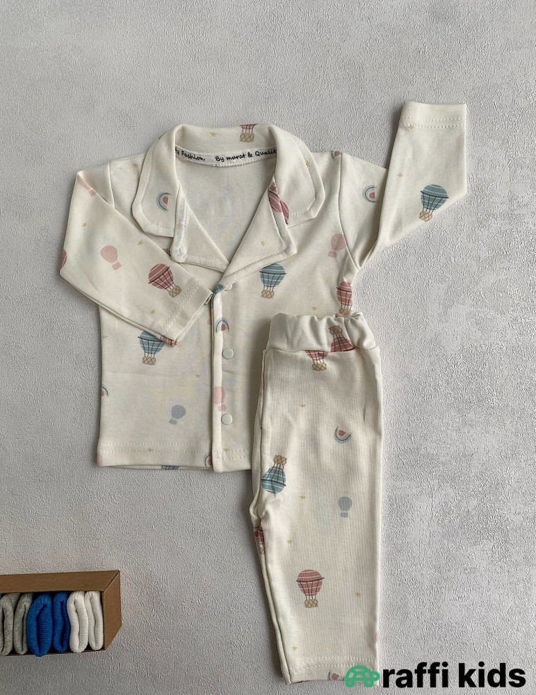 Xəyal paraşutları pijama-Türkiyə istehsalı pambıq uşaq geyimi|Raffikids