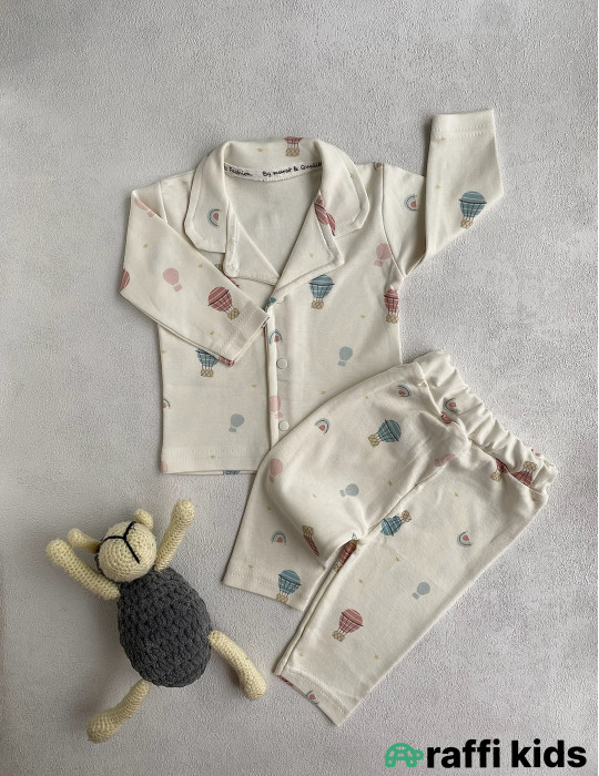Xəyal paraşutları pijama-Türkiyə istehsalı pambıq uşaq geyimi|Raffikids