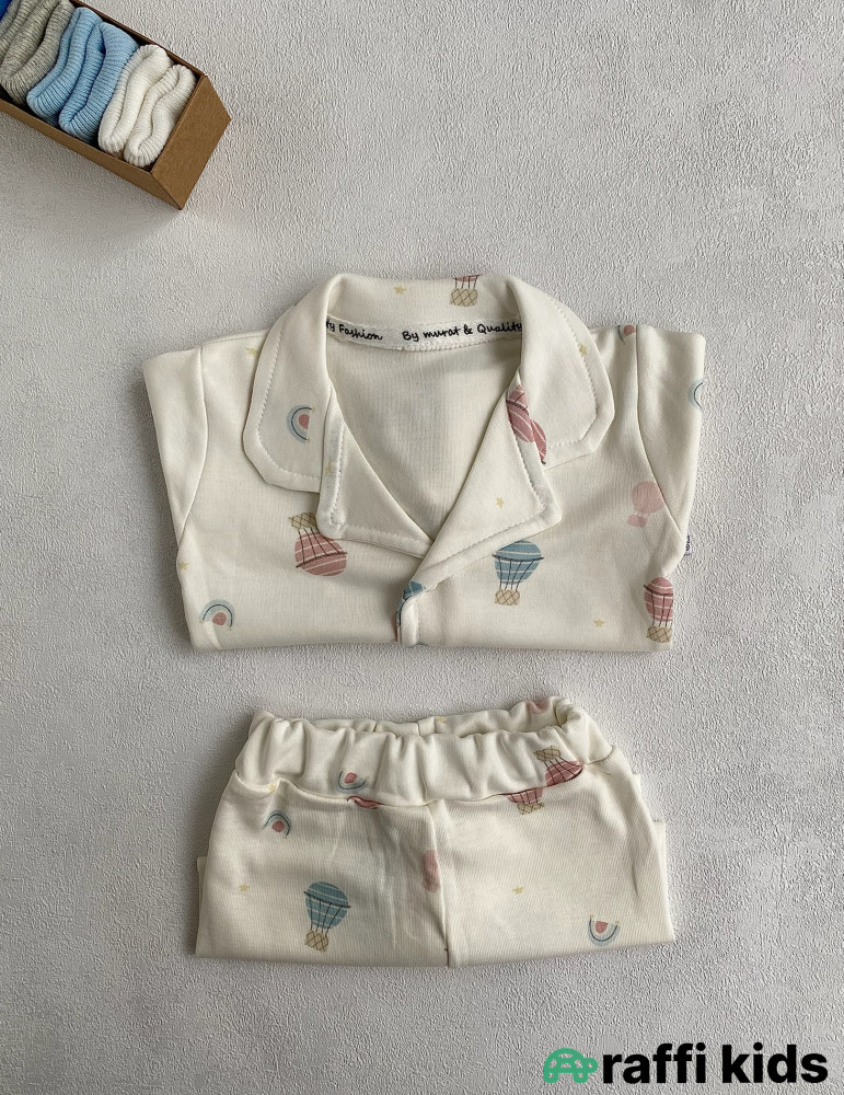Xəyal paraşutları pijama-Türkiyə istehsalı pambıq uşaq geyimi|Raffikids