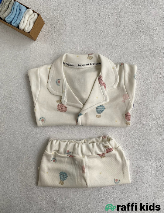 Xəyal paraşutları pijama-Türkiyə istehsalı pambıq uşaq geyimi|Raffikids