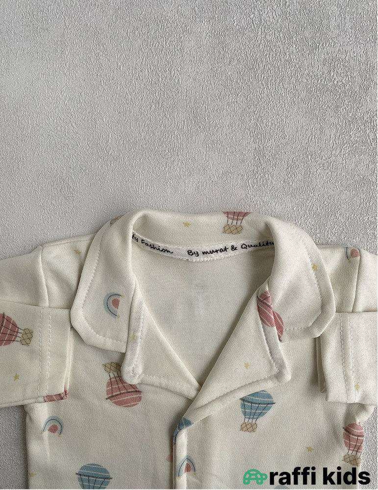 Xəyal paraşutları pijama-Türkiyə istehsalı pambıq uşaq geyimi|Raffikids