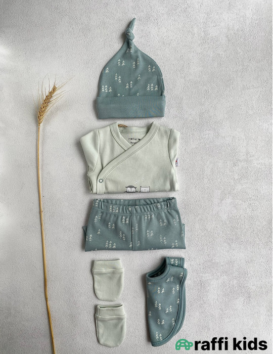 Born to be wild 5-li dəst-Türkiyə istehsalı pambıq uşaq geyimi|Raffikids