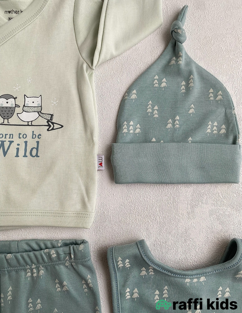 Born to be wild 5-li dəst-Türkiyə istehsalı pambıq uşaq geyimi|Raffikids