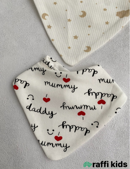 Önlük 3-lü -Türkiyə istehsalı pambıq uşaq geyimi|Raffikids