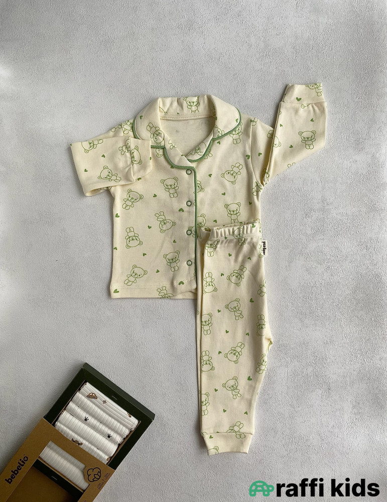 Təbiət pijama - Türkiyə istehsalı pambıq uşaq geyimi|Raffikids