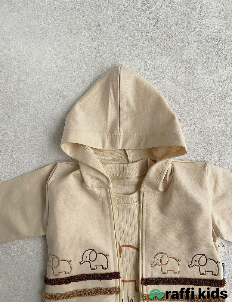 Hi boy 3-lü dəst-Türkiyə istehsalı pambıq uşaq geyimi|Raffikids