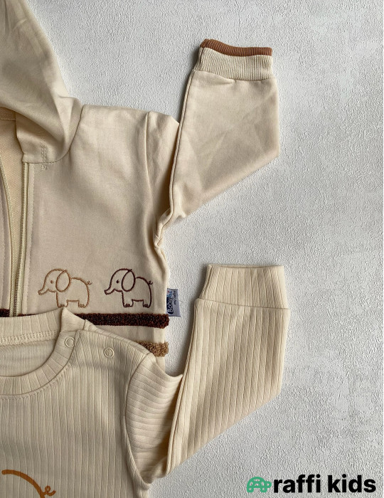 Hi boy 3-lü dəst-Türkiyə istehsalı pambıq uşaq geyimi|Raffikids