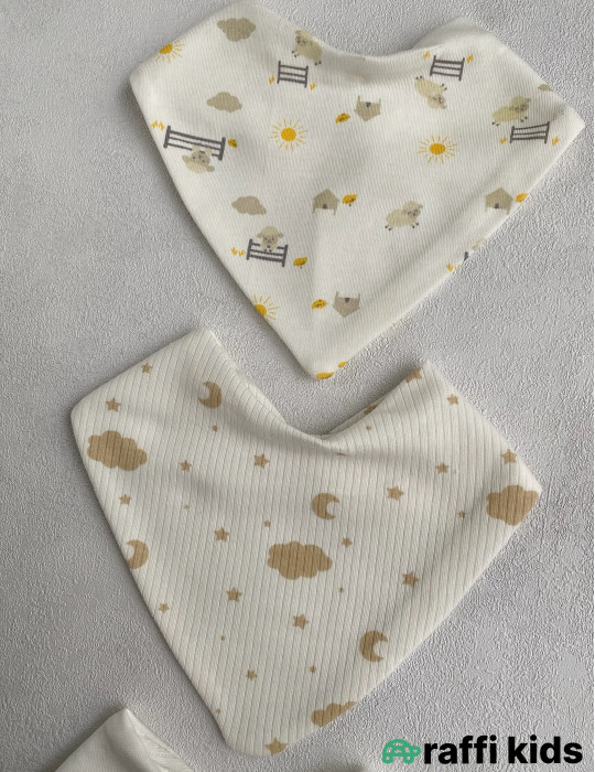 Önlük 3-lü set-Türkiyə istehsalı pambıq uşaq geyimi|Raffikids