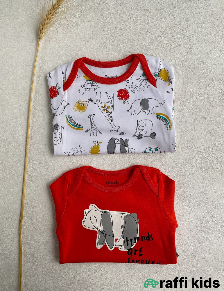 Friends forever 2-li uzunqol body set-Türkiyə istehsalı pambıq uşaq geyimi|Raffikids