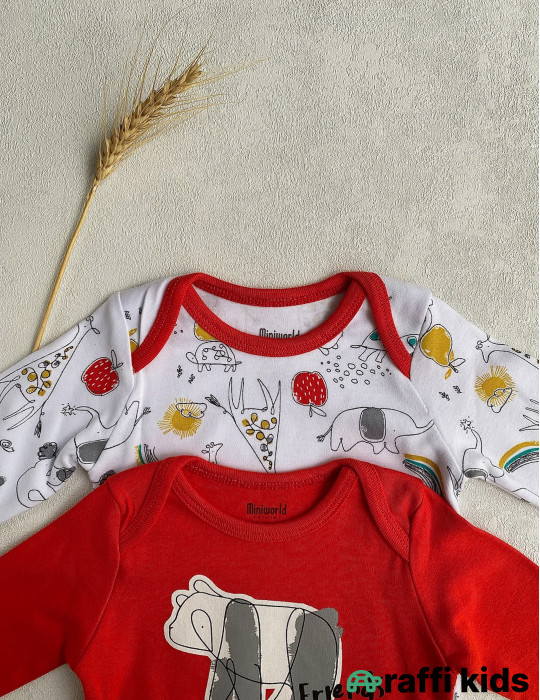 Friends forever 2-li uzunqol body set-Türkiyə istehsalı pambıq uşaq geyimi|Raffikids