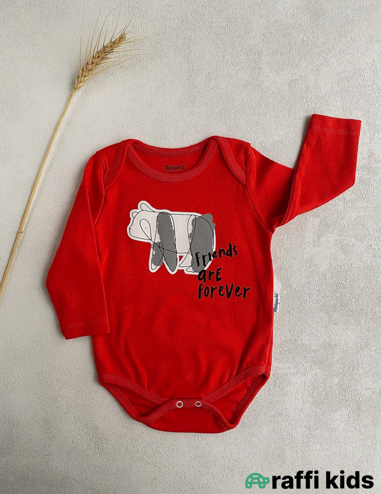 Friends forever 2-li uzunqol body set-Türkiyə istehsalı pambıq uşaq geyimi|Raffikids