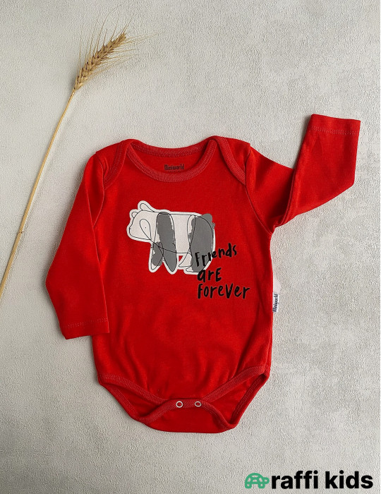 Friends forever 2-li uzunqol body set-Türkiyə istehsalı pambıq uşaq geyimi|Raffikids