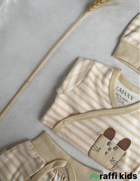 Parlaq səma 5-li dəst-Türkiyə istehsalı pambıq uşaq geyimi|Raffikids