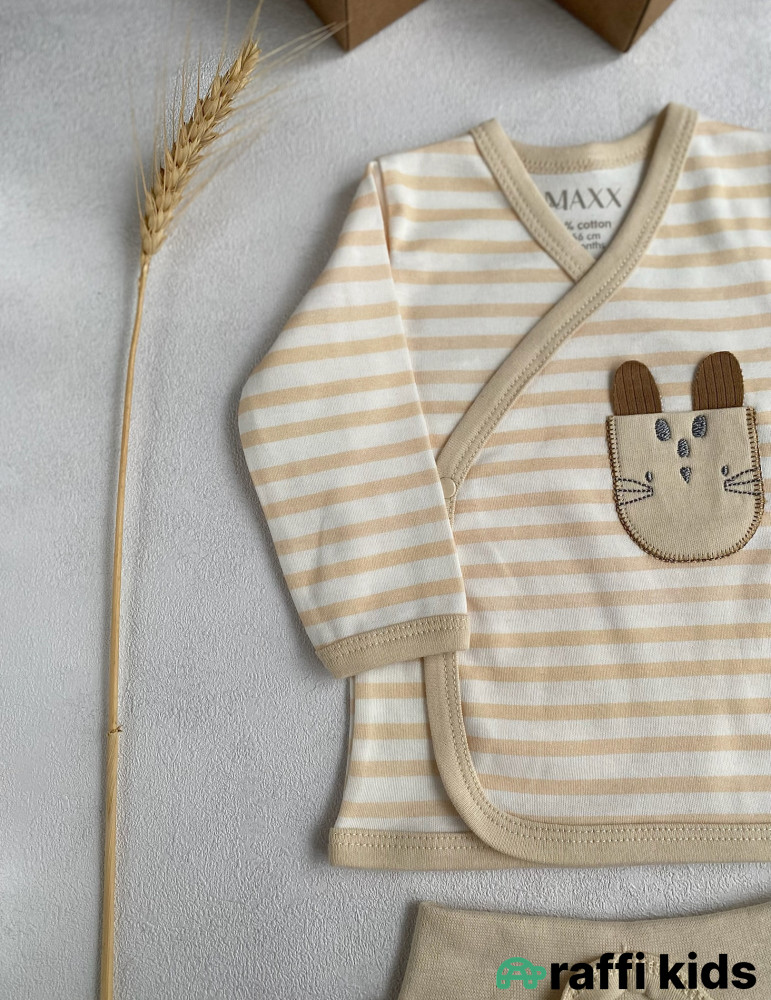 Parlaq səma 5-li dəst-Türkiyə istehsalı pambıq uşaq geyimi|Raffikids