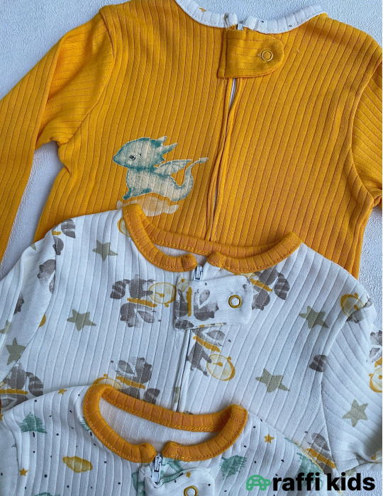 Möcüzəvi gecələr 3-lü tulum seti-Türkiyə istehsalı pambıq uşaq geyimi|Raffikids