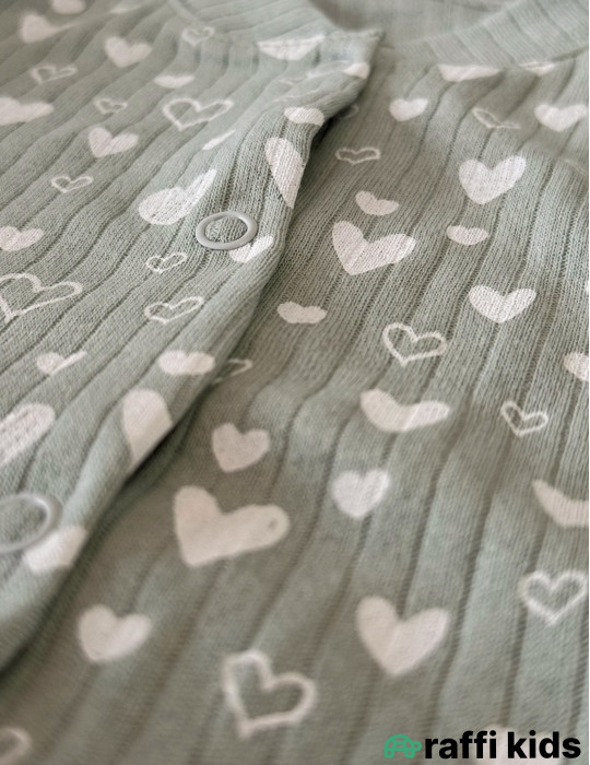 Yaşıl təbiət 3-lü dəst-Türkiyə istehsalı pambıq uşaq geyimi|Raffikids