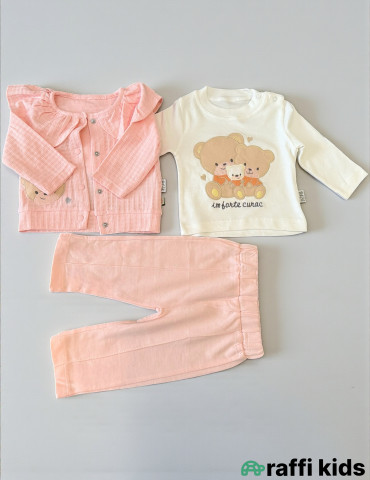 Jasmine 3-lü dəst-Türkiyə istehsalı geyim dəsti | Raffi Kids 2