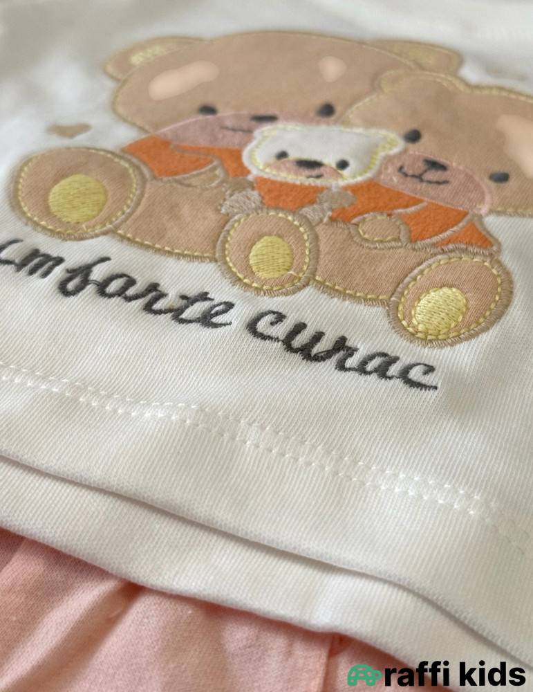 Jasmine 3-lü dəst-Türkiyə istehsalı geyim dəsti | Raffi Kids