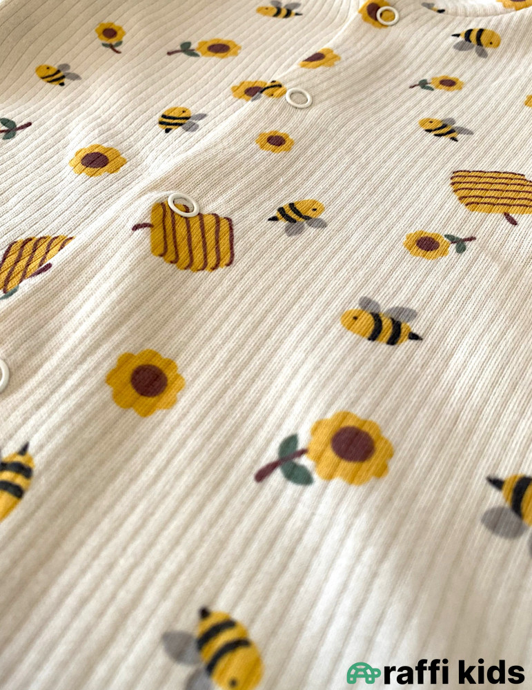 Balaca arıçı tulum-Türkiyə istehsalı pambıq uşaq geyimi|Raffikids