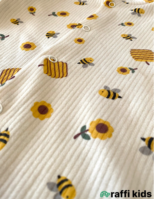 Balaca arıçı tulum-Türkiyə istehsalı pambıq uşaq geyimi|Raffikids