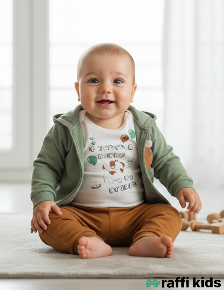 Səyahət 3-lü dəst-Türkiyə istehsalı pambıq uşaq geyimi|Raffi Kids