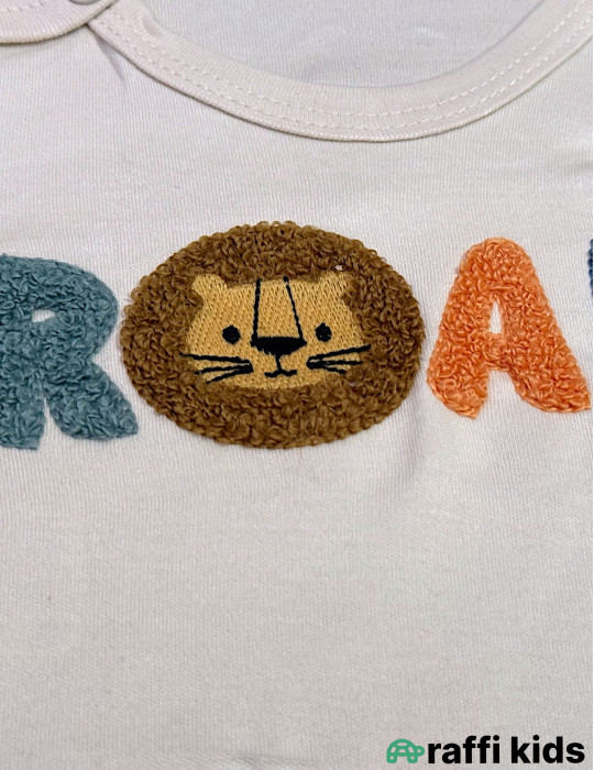 Roar 3-lü dəst-Türkiyə istehsalı pambıq uşaq geyimi|Raffikids