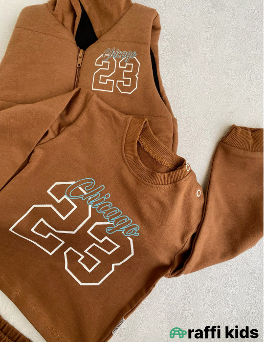 Jordan 3-lü dəst-Türkiyə istehsalı pambıq uşaq geyimi|Raffi Kids