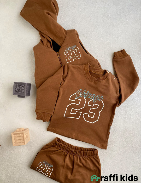 Jordan 3-lü dəst-Türkiyə istehsalı pambıq uşaq geyimi|Raffi Kids