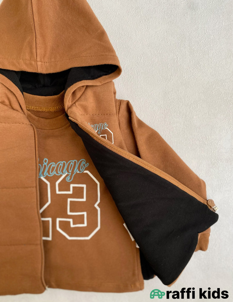 Jordan 3-lü dəst-Türkiyə istehsalı pambıq uşaq geyimi|Raffi Kids