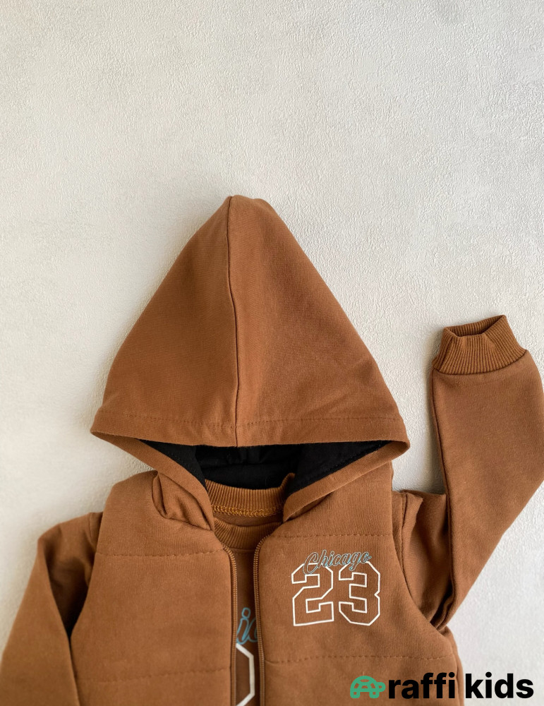 Jordan 3-lü dəst-Türkiyə istehsalı pambıq uşaq geyimi|Raffi Kids