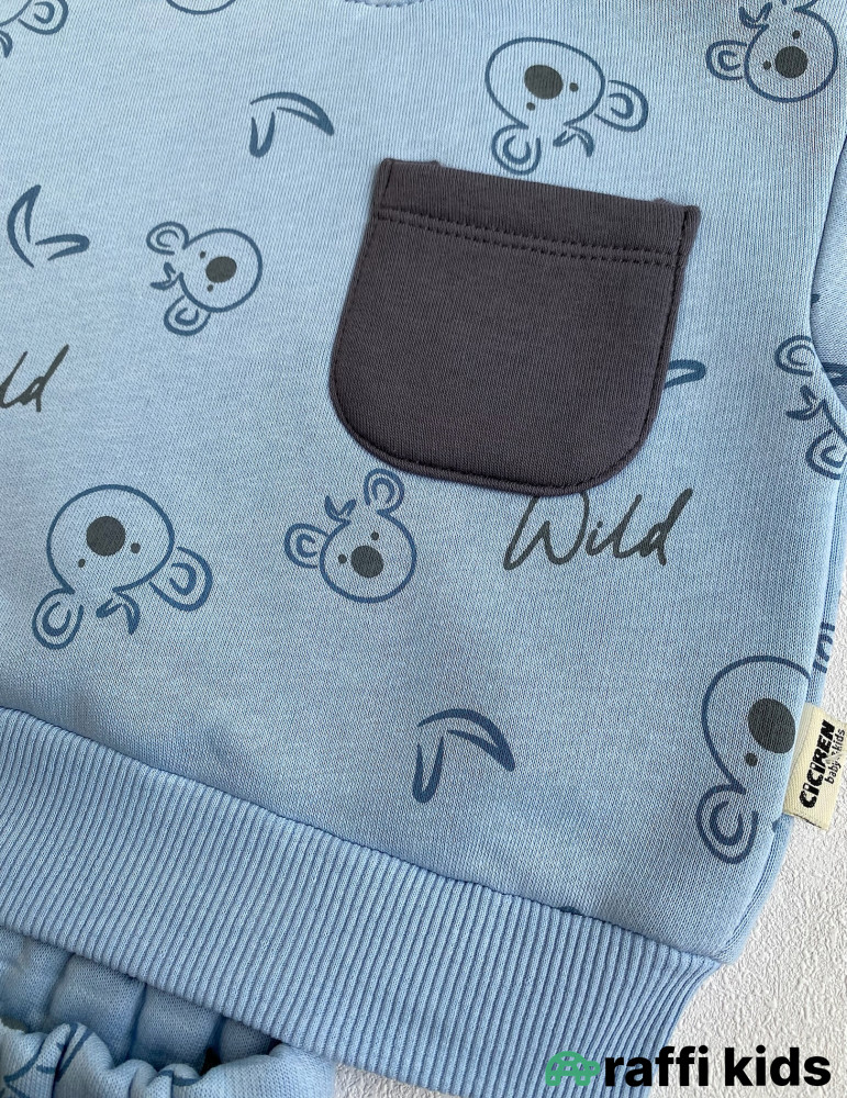 Wild Koala 2-li Türkiyə istehsalı pambıq uşaq dəsti|Raffikids