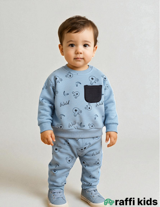 Wild Koala 2-li Türkiyə istehsalı pambıq uşaq dəsti|Raffikids