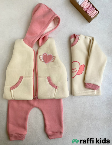 Ağ bulud 3-lü Türkiyə istehsalı pambıq uşaq dəsti|Raffi Kids 2