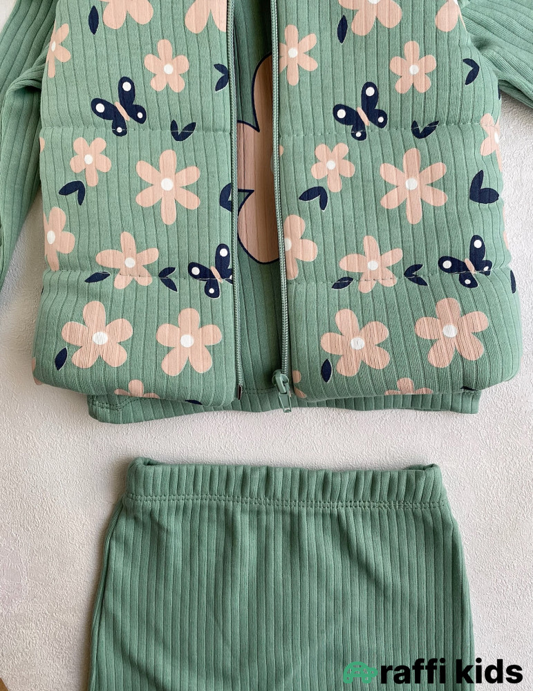 Təbiət 3-lü dəst - Türkiyə istehsalı pambıq uşaq geyimi|Raffikids