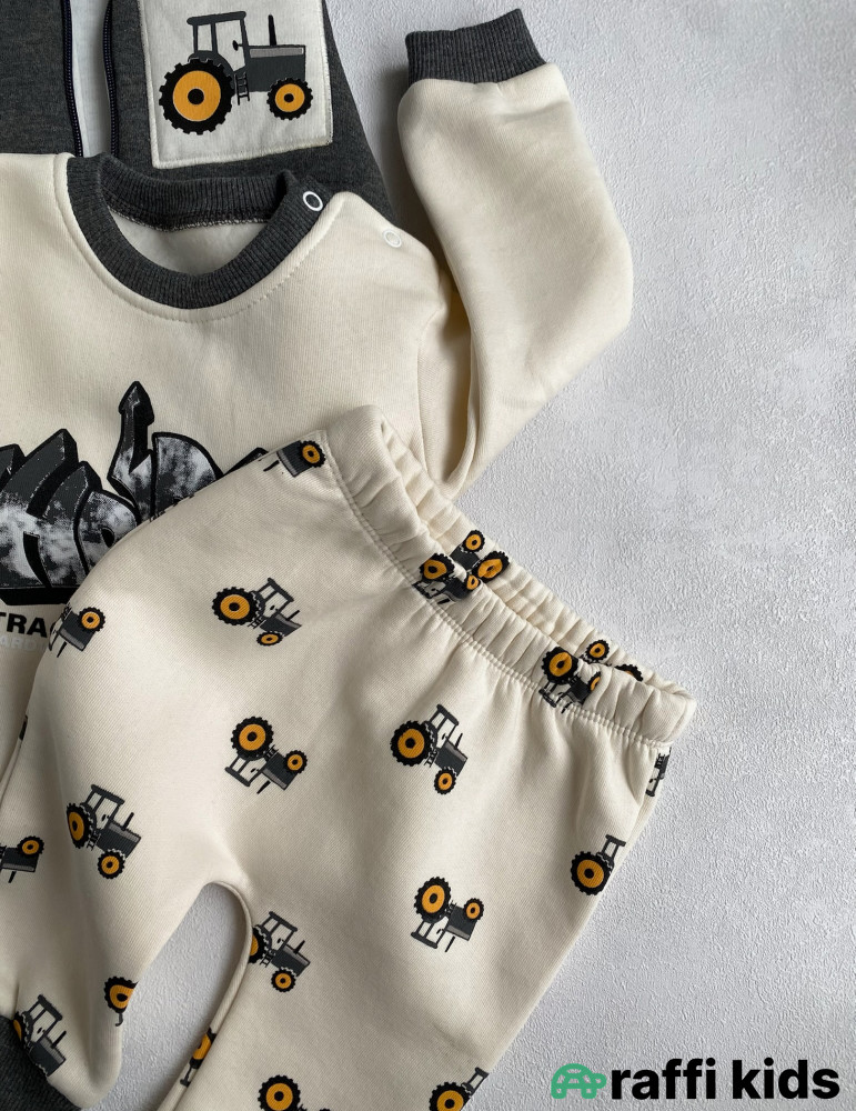 Balaca sahibkar 3-lü dəst-Türkiyə istehsalı pambıq uşaq geyimi|Raffikids