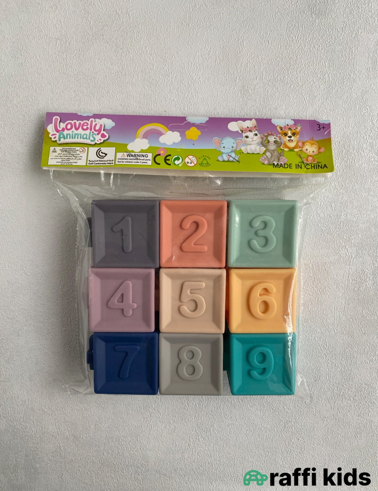 Yumuşaq 9-lu kublar|Raffi Kids
