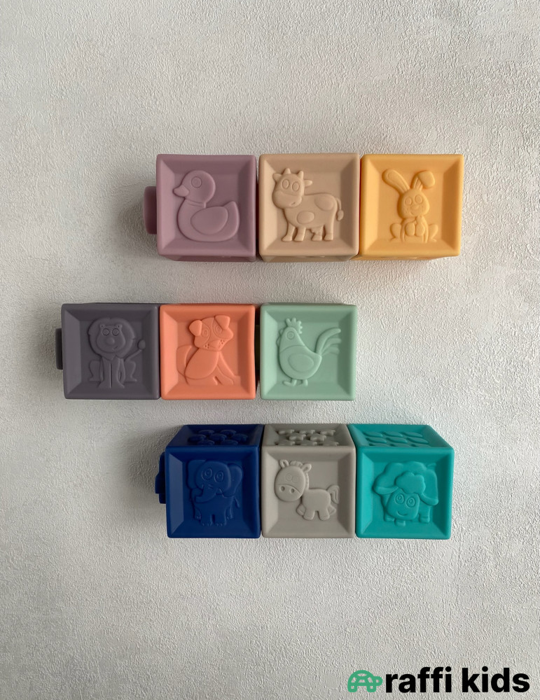 Yumuşaq 9-lu kublar|Raffi Kids