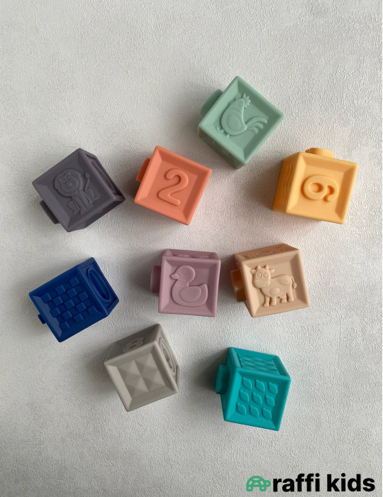 Yumuşaq 9-lu kublar|Raffi Kids