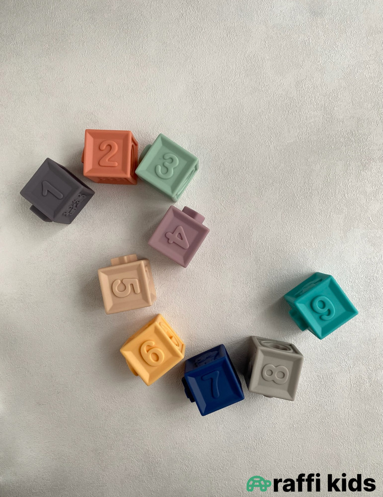 Yumuşaq 9-lu kublar|Raffi Kids