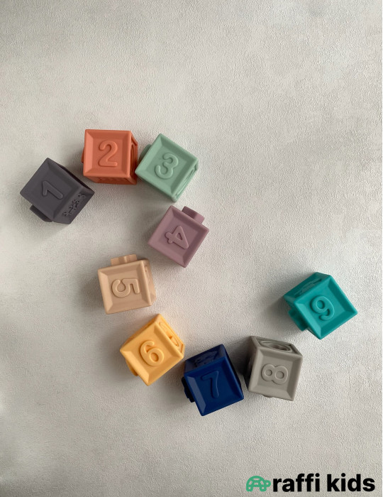 Yumuşaq 9-lu kublar|Raffi Kids