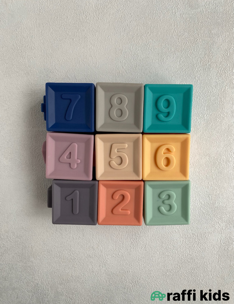 Yumuşaq 9-lu kublar|Raffi Kids