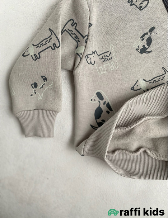 Canlı aləm 2-li dəst- Türkiyə istehsalı pambıq uşaq geyimi|Raffikids