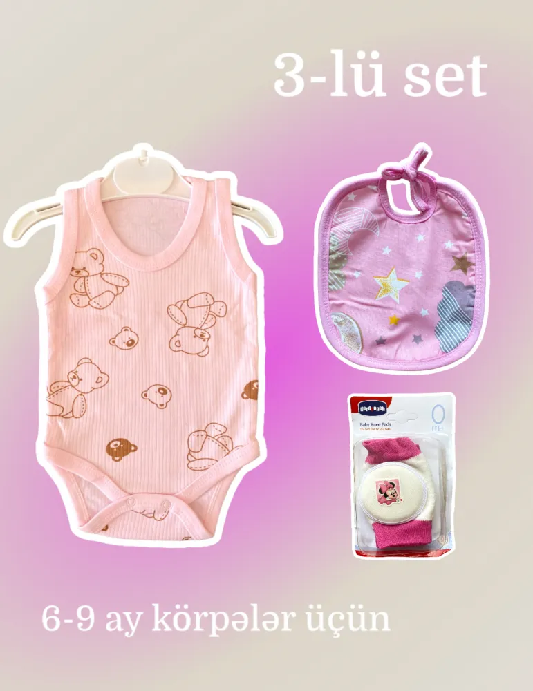 0-18 aylıq uşaqlar üçün yay sezon qisaqol sortik dəsti | sun and surf