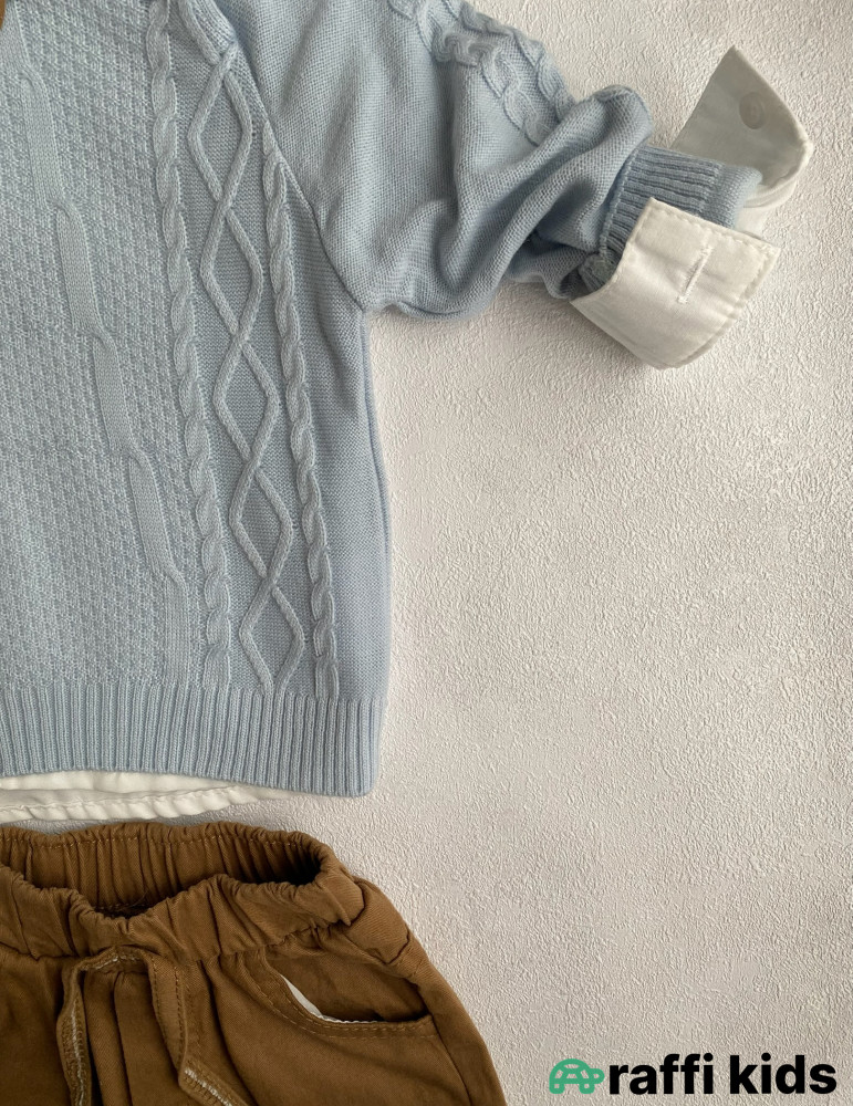 Özəl ziyafət gecəsi 3-lü Türkiyə istehsalı pambıq uşaq dəsti|Raffikids