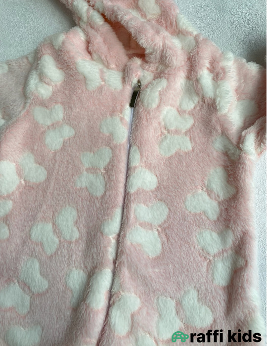 Kəpənəklər ayaqı bağlı qalın tulum - Türkiyə istehsalı pambıq uşaq geyimi|Raffikids